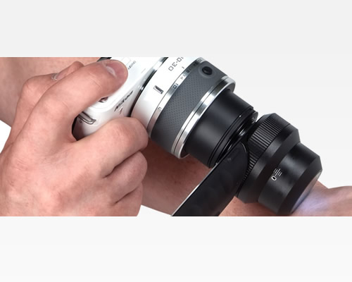 Устройство для соединения DermLite c фотокамерами